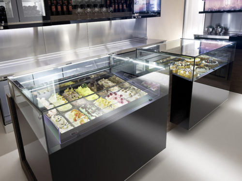 Oscartek ROSA PRO G1000 39 1/2" Ice Cream Dipping Cabinet