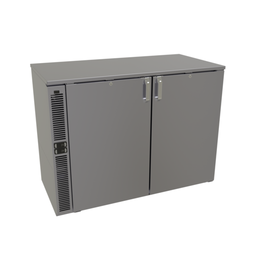 Glastender C2SB48 48" Solid Door Back Bar Cooler