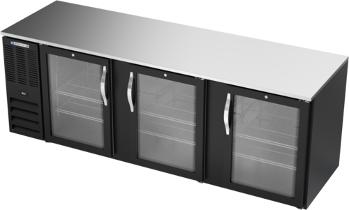 Beverage-Air BB94HC-FG-B 94" Glass Door Back Bar Cooler
