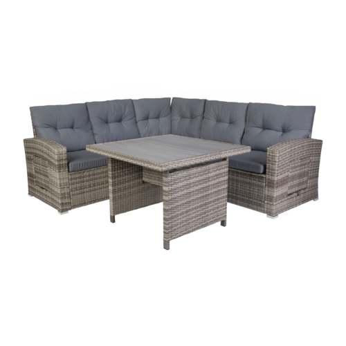 Flash Furniture LTS-SET-02023-GY-GY-GG 21 1/4" Patio Lounge Seating