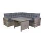 Flash Furniture LTS-SET-02023-GY-GY-GG 21 1/4" Patio Lounge Seating