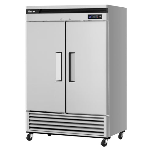 Turbo Air TSF-49SD-N 54 3/8" 2 Section Solid Door Reach-In Freezer