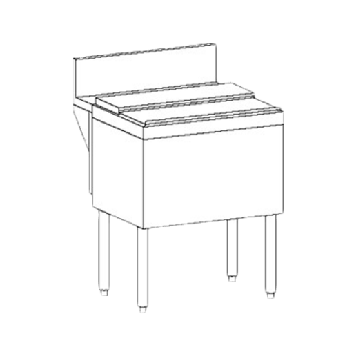 Perlick TSD18IC 18" Underbar Ice Bin / Cocktail Station