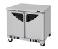 Turbo Air TUR-36SD-FB-N 36 1/4" Solid Door Undercounter Refrigerator