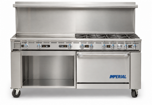 Imperial IR-6-G36-XB 72" 6 Burner Gas Restaurant Range