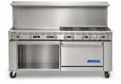 Imperial IR-6-G36-XB 72" 6 Burner Gas Restaurant Range