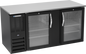 Beverage-Air BB68HC-FG-B 68" Glass Door Back Bar Cooler
