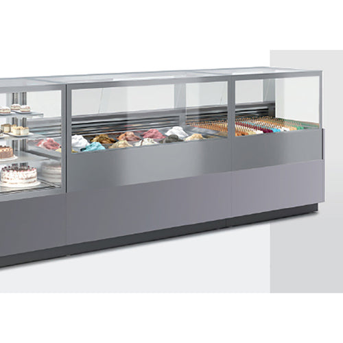 Oscartek ITALIA 2 ICRT1650 66 1/2" Ice Cream Dipping Cabinet