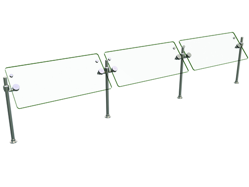 Hatco ORBIT360-96 96" Sneeze Guard