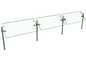Hatco ORBIT360-96 96" Sneeze Guard