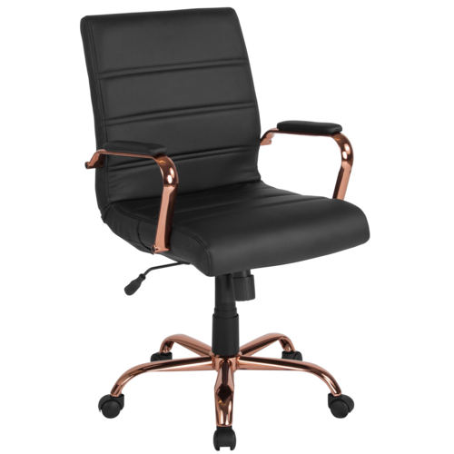 Flash Furniture GO-2286M-BK-RSGLD-GG 23" Dining Chair