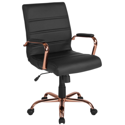 Flash Furniture GO-2286M-BK-RSGLD-GG 23" Dining Chair