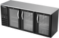 Beverage-Air BBN78HC-FG-B 78" Glass Door Back Bar Cooler