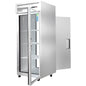Everest ESPT-1G-1S 29 1/4" 1 Section Solid & Glass Door Pass-Thru Refrigerator