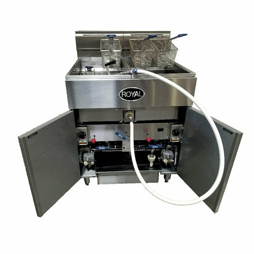 Royal Range RFT-50-4-DM2 62" Gas Fryer Battery