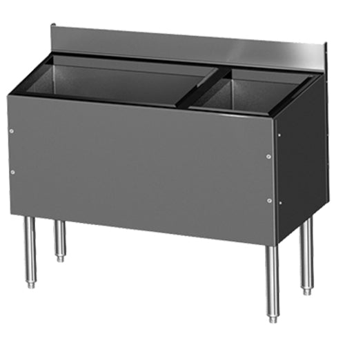 Glastender C-CBA-48-CP10-ED 48" Underbar Ice Bin / Cocktail Station