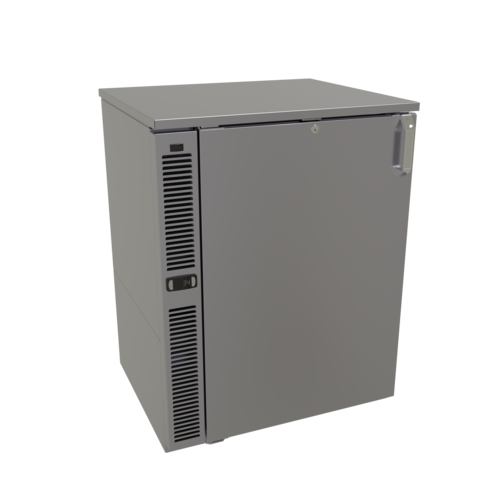 Glastender C1SB28 28" Solid Door Back Bar Cooler
