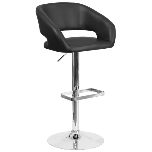 Flash Furniture CH-122070-BK-GG 21" Barstool