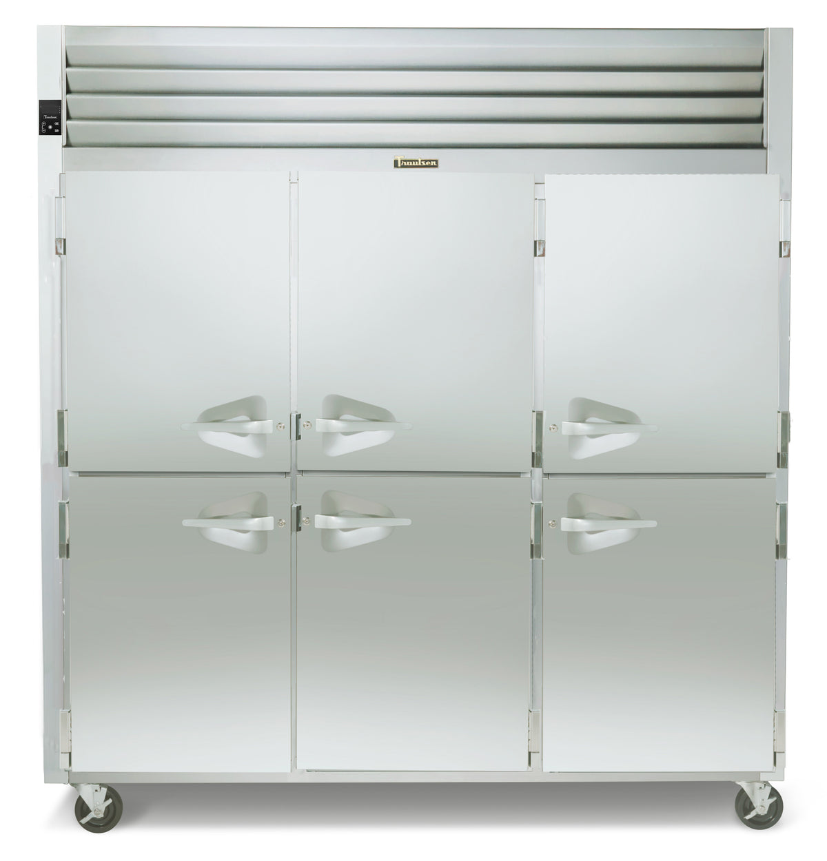 Traulsen G32002 76 1/4" 3 Section Glass Door Reach-In Refrigerator