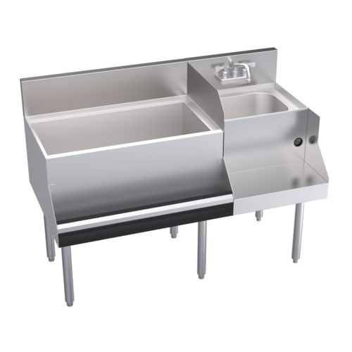 Krowne KR24-W48L-10 48" Underbar Ice Bin / Cocktail Station