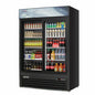 Everest EMGR48B 53 1/8" 2 Section Refrigerated Merchandiser