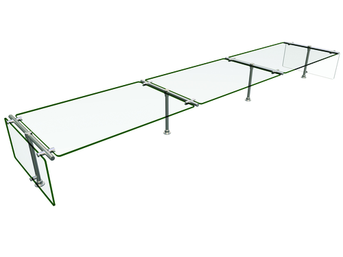 Hatco ES53-96 96" Sneeze Guard