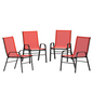 Flash Furniture 4-JJ-303C-RD-GG 21 1/4" Patio Chair