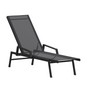 Flash Furniture JJ-LC323-BLK-BLK-GG 29 1/2" Patio Lounge Seating