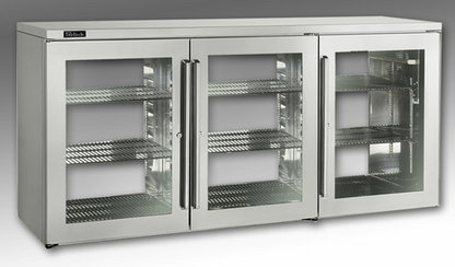 Perlick PTR72 72" Solid Door Back Bar Cooler