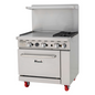 Migali C-RO2B-24GL-NG 36" Gas Restaurant Range