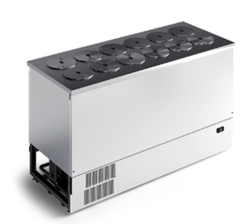 Oscartek POZZETTI/BPGL PS4 25 3/4" Ice Cream Dipping Cabinet