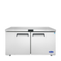 Atosa MGF8407GR 60 1/4" Solid Door Undercounter Freezer