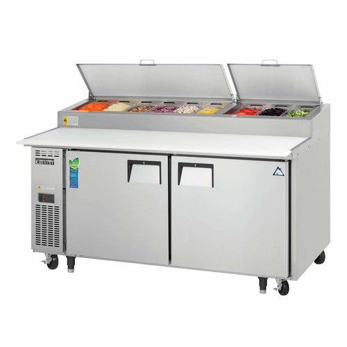Everest EPPR2 71" 2 Doors Pizza Prep Table