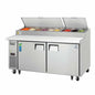 Everest EPPR2 71" 2 Doors Pizza Prep Table