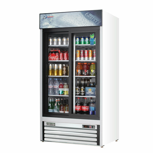 Everest EMGR33 39 3/8" 2 Section Refrigerated Merchandiser