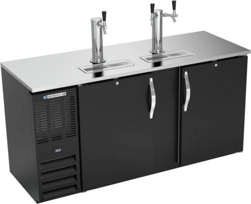 Beverage-Air DDN68HC-B 68" Draft Beer Cooler