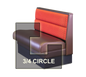 DM Seating DBS-42HO-34 Booth