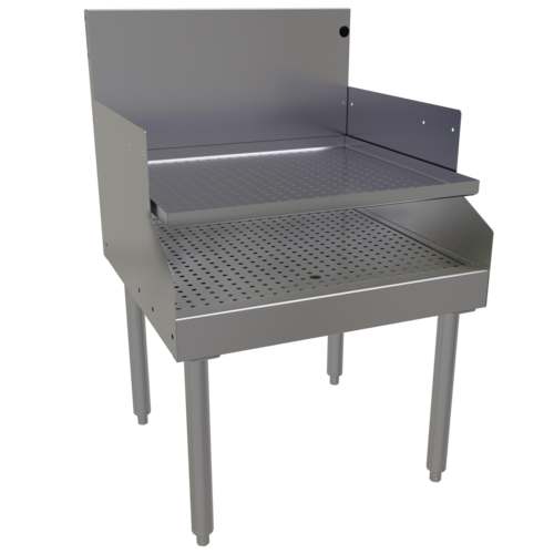 Glastender RDBA-24S 24" Underbar Drainboard
