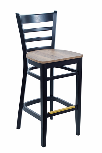 BFM Seating ZWB101BL W 17" Barstool