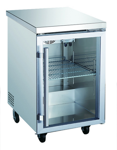 Entree EBB23-27GSX 23 1/2" Solid Door Back Bar Cooler