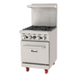 Migali C-RO4B-NG 24" Gas Restaurant Range
