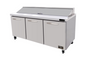 Axis KST-72-3 72 3/8" 3 Doors 19 Pan Sandwich / Salad Prep Table