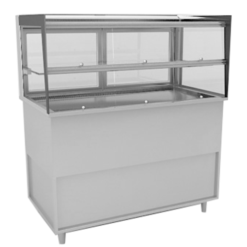 RPI VICD3-20-R-SQ-SC-FD 44 3/8" Refrigerated Display Case