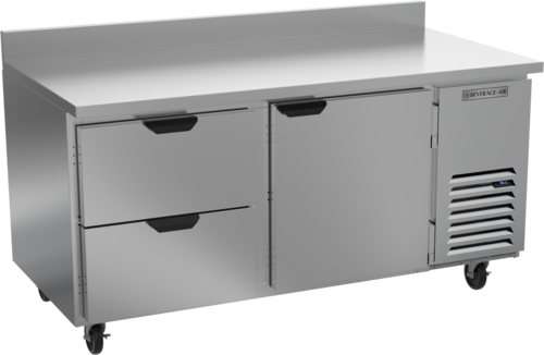 Beverage-Air WTRD67AHC-2 67" 1 Door Worktop Refrigerator