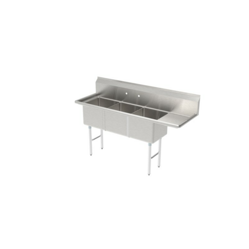GSW SH18243R 75 3/8" Compartment Sink