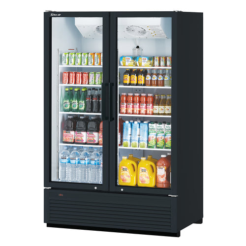 Turbo Air TGM-47SDH-N 51 1/8" 2 Section Refrigerated Merchandiser