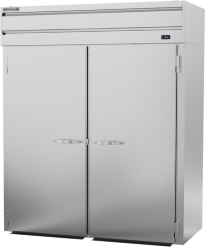 Beverage-Air PRI2HC-1AS 68 7/8" 2 Section Solid Door Roll-In Refrigerator