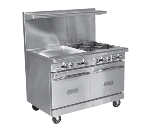 Royal Range RR-8-126C 48" Gas Restaurant Range