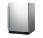 Summit SPR627OSCSS 23 5/8" Solid Door Undercounter Refrigerator