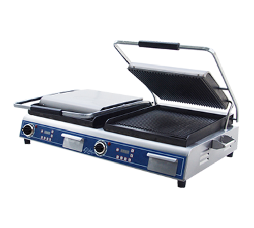 Globe GPGDUE14D 27" Panini Grill